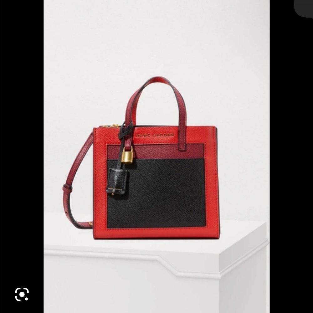 Marc Jacobs mini grind handbag in cayenne